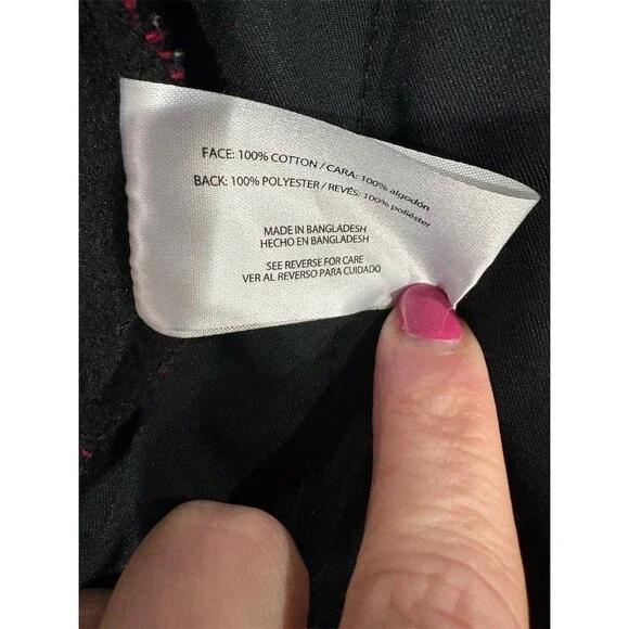 Orvis Jacket Womens Size S Red Black Buffalo Plaid Fleece Lined Snap Front - Picture 7 of 8